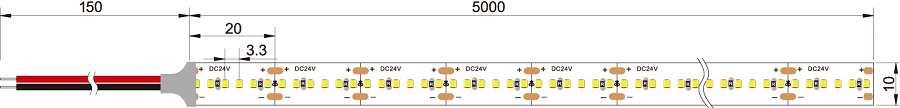 2010 300LEDs/m 20W/m